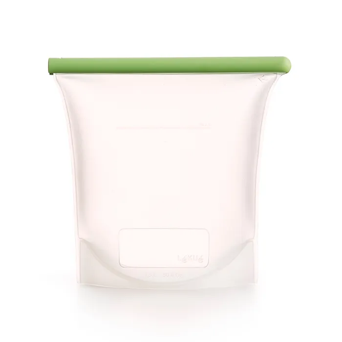 busta per alimenti in silicone piccoli passi green