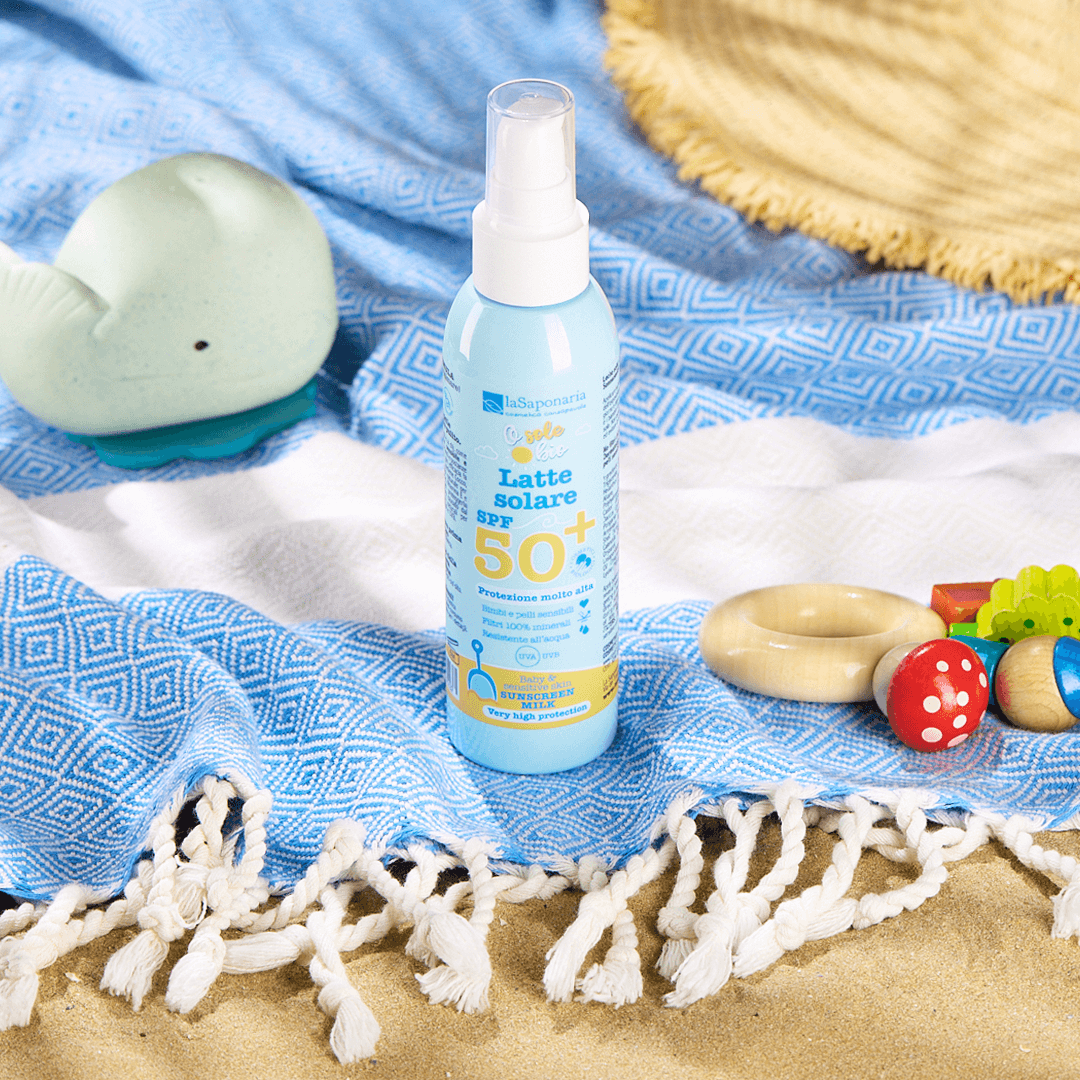 latte solare spf 50 la saponaria