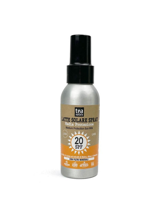 crema solare latte spray spf 20 protezione solare sostenibile naturale