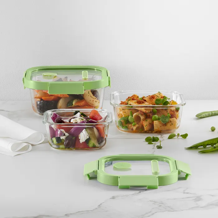 lekue contenitori per alimenti in vetro borosilicato ermetico