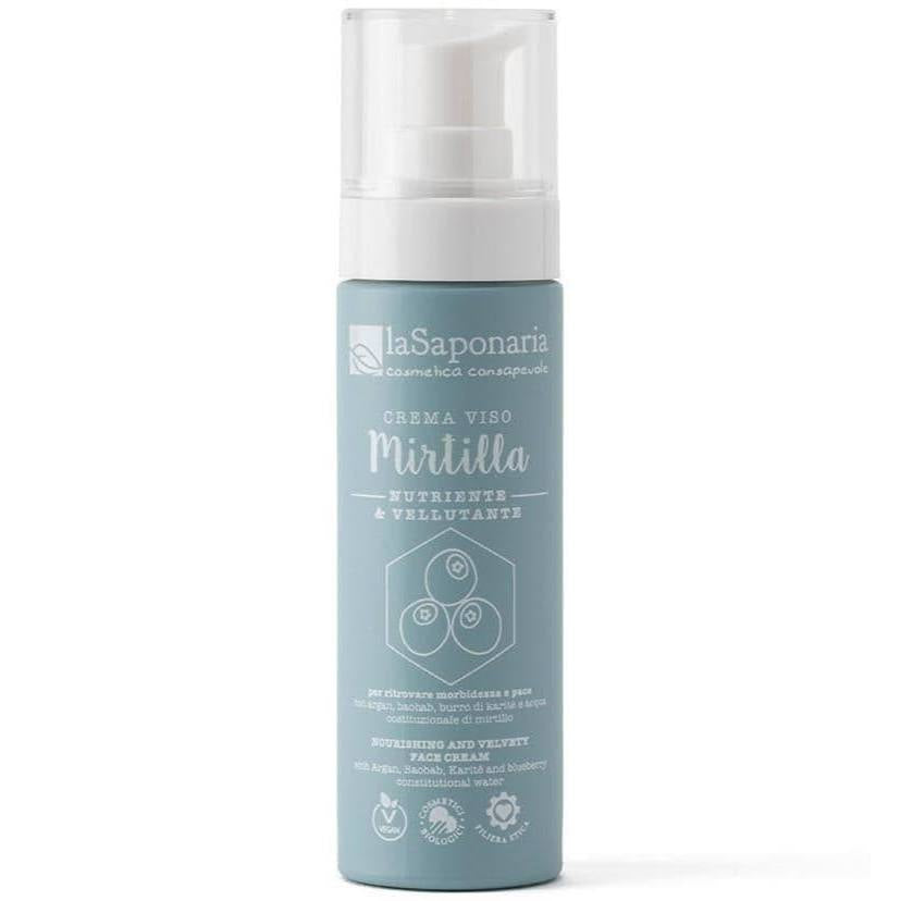 mirtilla crema viso la saponaria
