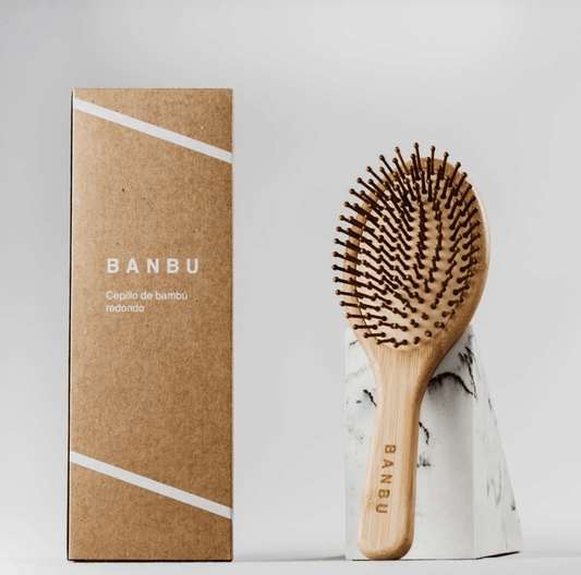 Spazzola tonda in legno - Bambu