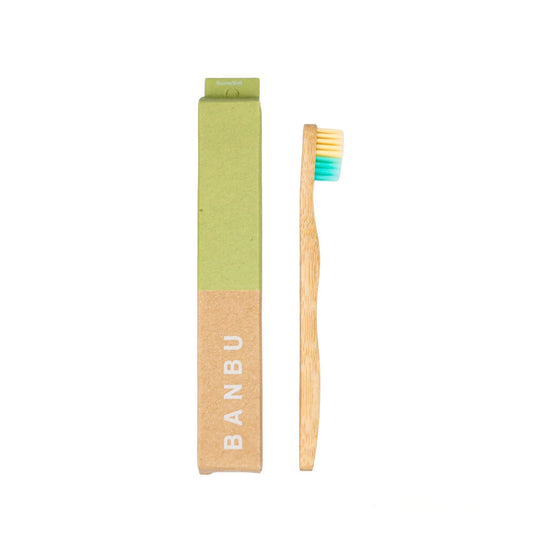 Spazzolino da denti per bambini in bambù Verde - Banbu