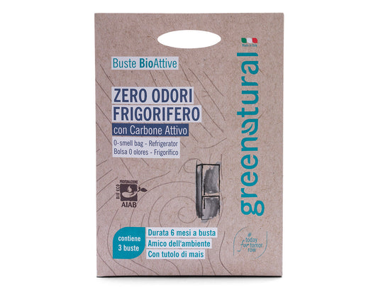 Buste BioAttive ZERO ODORI Frigorifero - Greenatural