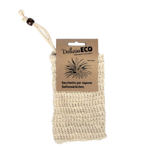 Sacchetto sisal porta sapone - Delizia Eco
