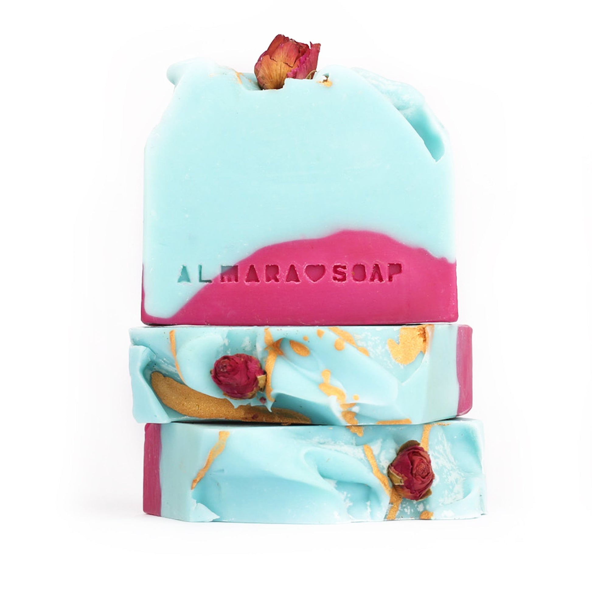 Almara Soap sapone artigianale Wild Rose rosa