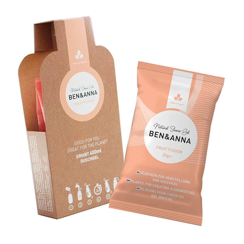 doccia schiuma granuli fruit fusion