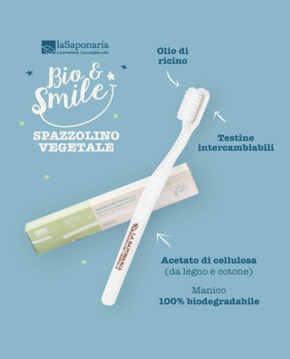 spazzolino fibra vegetale la saponaria