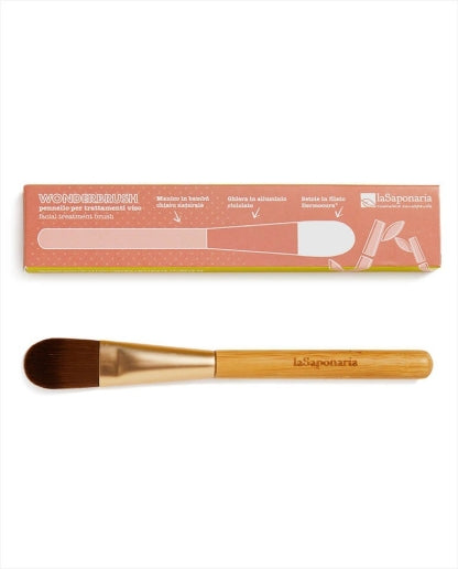 Pennello in bambù Wonderbrush per trattamenti viso - La Saponaria